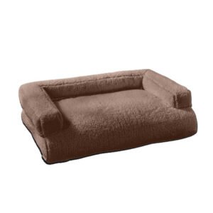 SITSNOOZE Dog Bed for Summer Season Extra Soft and Comfortable Pet Bed for Dogs Washable Designer Hypoallergenic Bed Colour: Brown XLarge