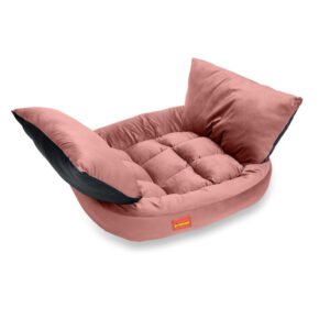 SITSNOOZE Rectangle Shape Dog Beds, Extra Soft Orthopaedic Pet Bed for Dogs Washable Designer Bed, Anti-Slip and Water Resistant Bottom, Color: Brown, Size: XLarge